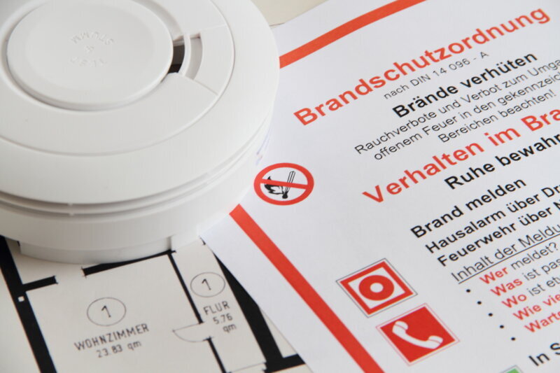 Gratis-Folienpaket: Rauchwarnmelder gemäß TRVB 122