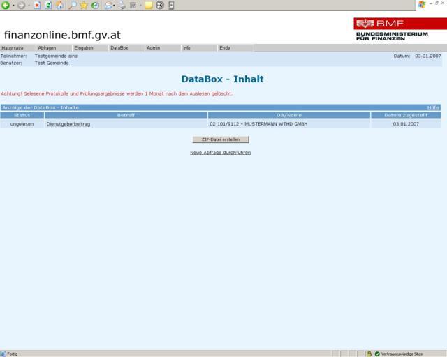 FinanzOnline__Inhalt_Databox__DB-Abfrage FinanzOnline__Inhalt_Databox__DB-Abfrage