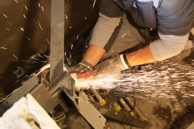 Gefahren bei Schleifarbeiten