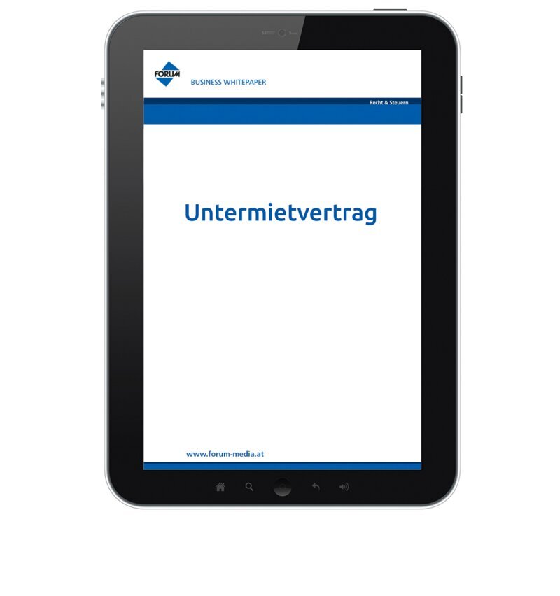 Untermietvertrag - Business Whitepaper