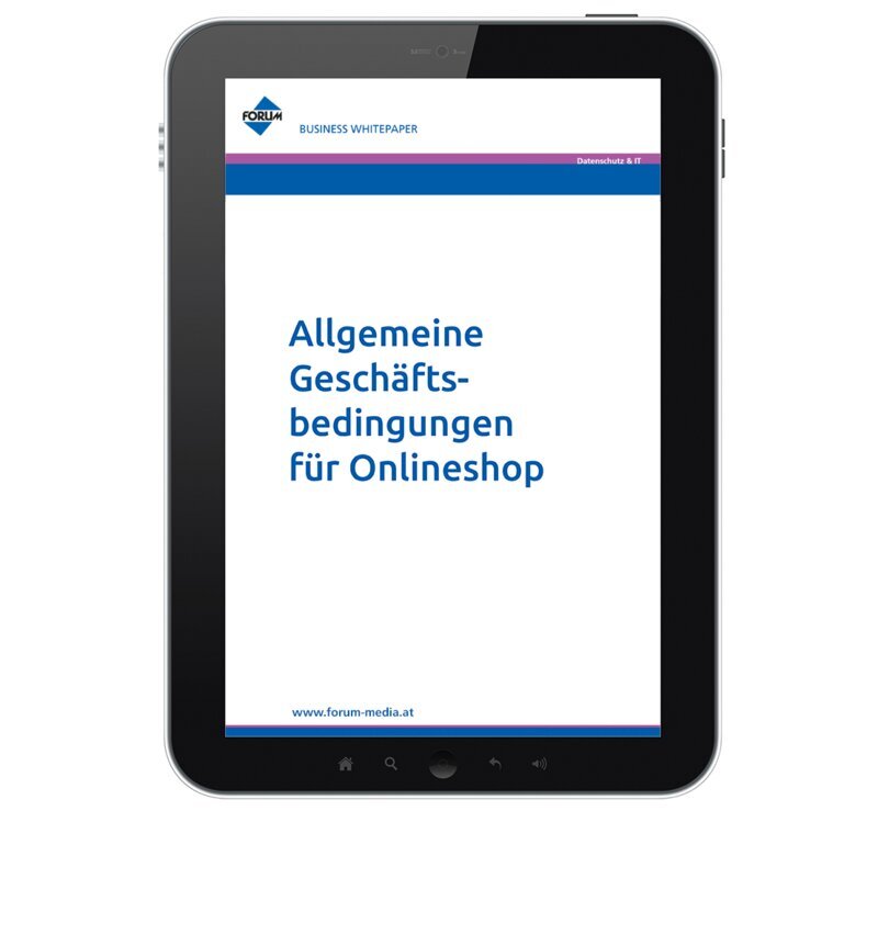 Allgemeine Geschäftsbedingungen für Onlineshop - Business Whitepaper