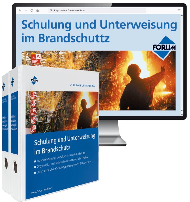 Schulung und Unterweisung im Brandschutz - Handbuch + OnlineBuch