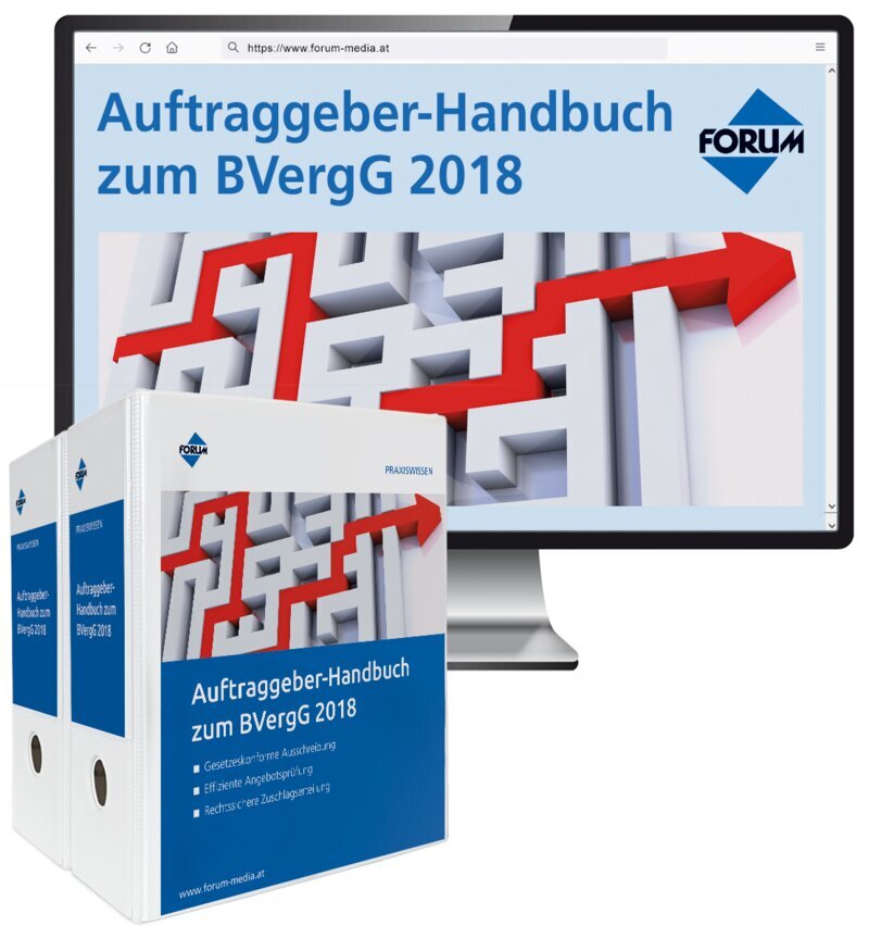 Auftraggeber-Handbuch zum BVergG 2018 - Handbuch + OnlineBuch