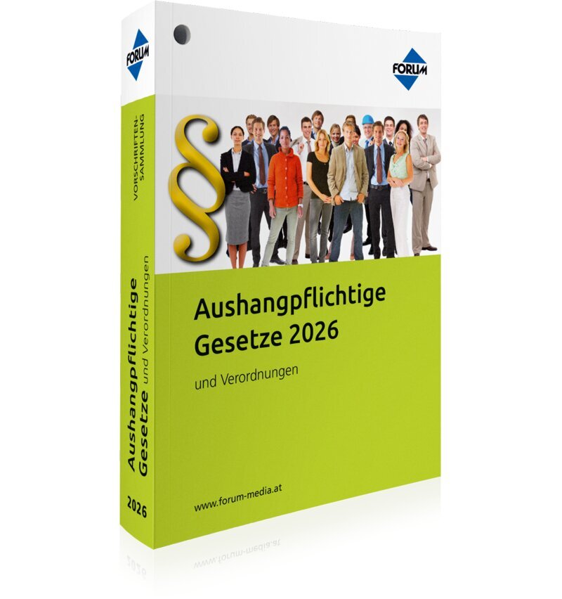Aushangpflichtige Gesetze 2026 - Buch