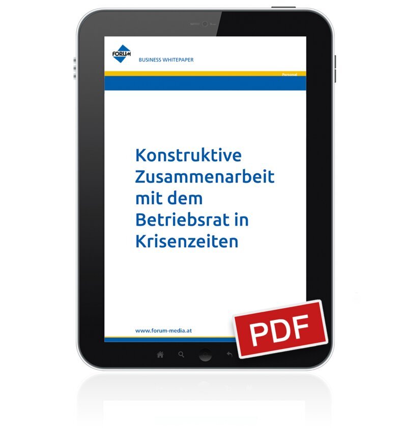 Konstruktive Zusammenarbeit mit dem Betriebsrat in Krisenzeiten - Business Whitepaper