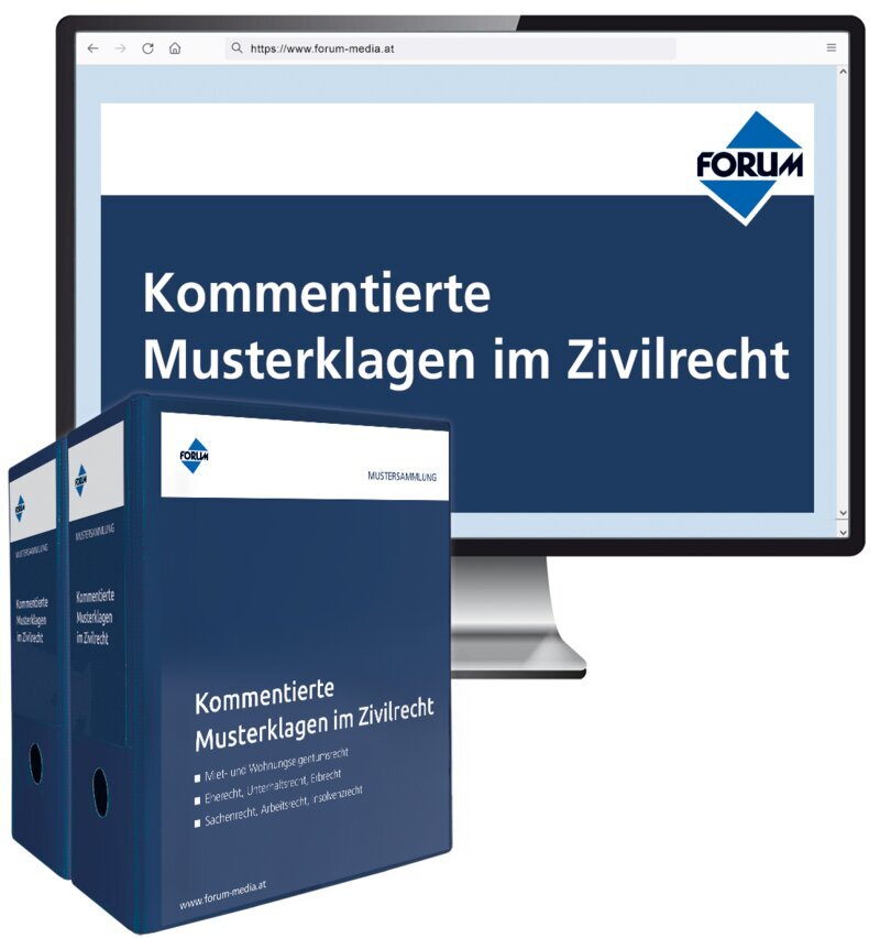 Kommentierte Musterklagen im Zivilrecht - Handbuch + OnlineBuch