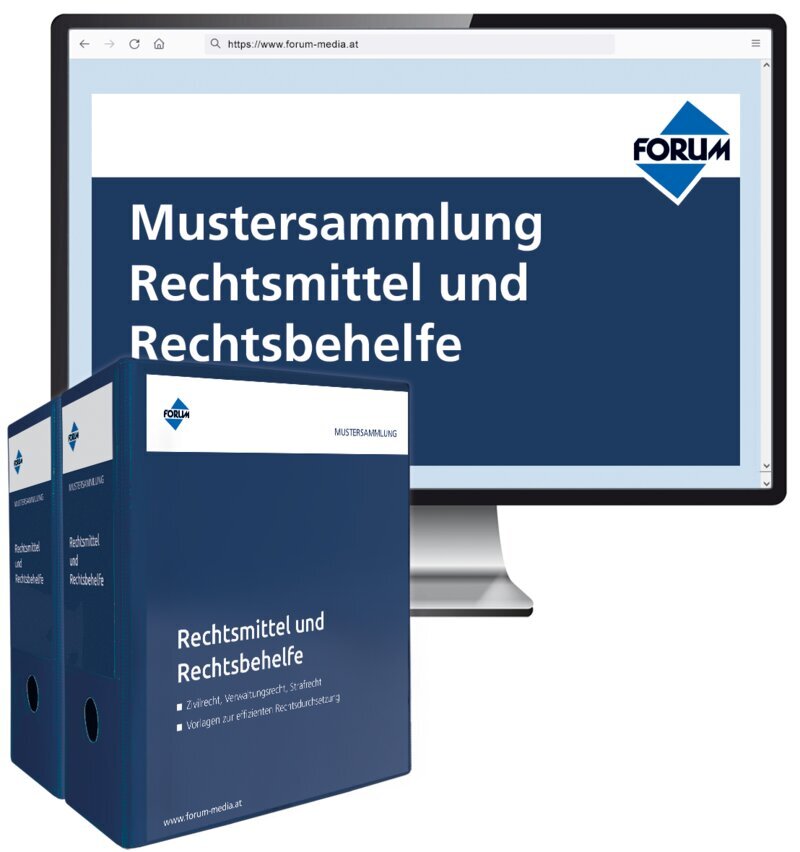 Mustersammlung Rechtsmittel und Rechtsbehelfe - Handbuch + OnlineBuch