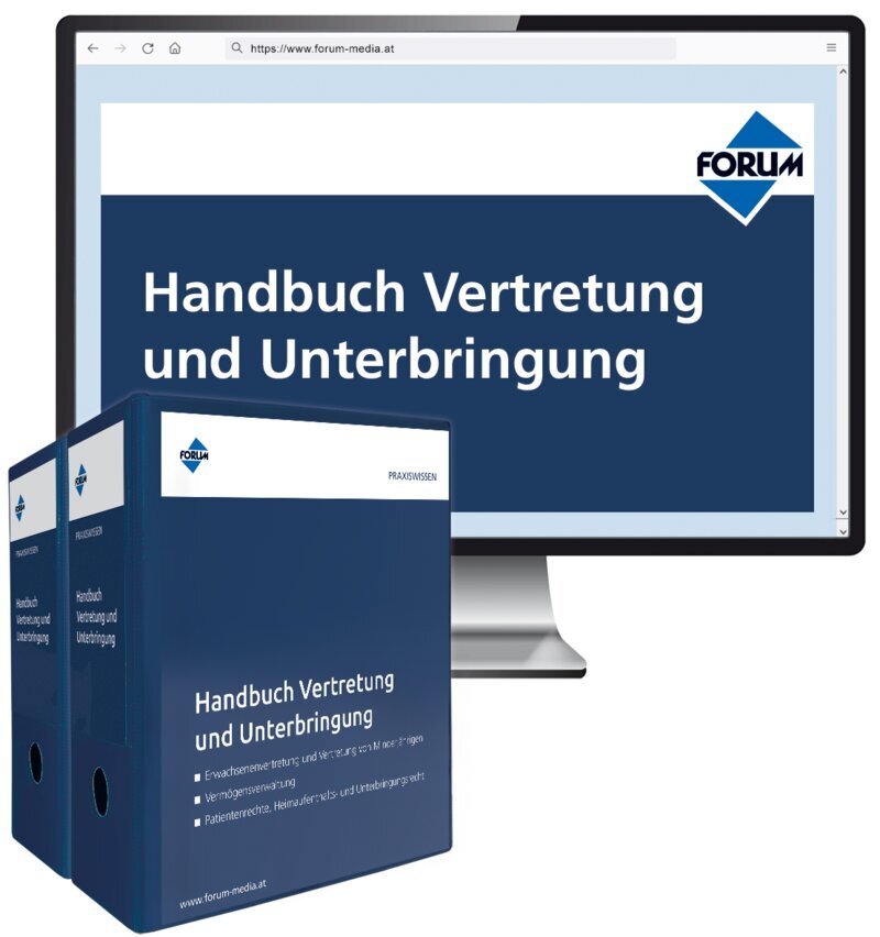 Handbuch Vertretung und Unterbringung - Handbuch + OnlineBuch