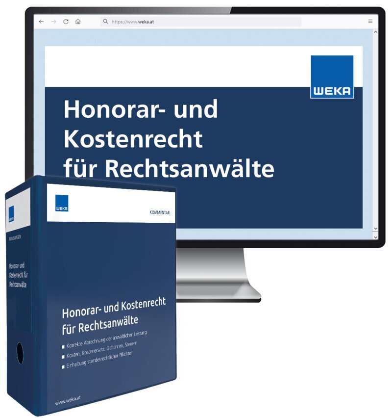 Honorar- und Kostenrecht für Rechtsanwälte - Handbuch + OnlineBuch Honorar- und Kostenrecht für Rechtsanwälte - Handbuch + OnlineBuch
