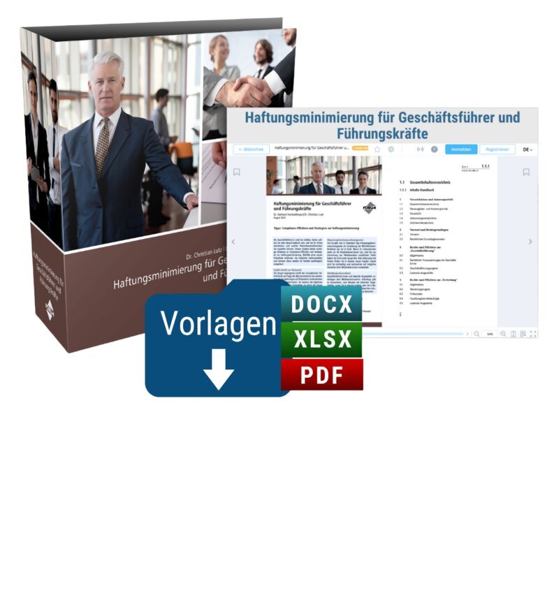 Haftungsminimierung für Geschäftsführer und Führungskräfte - Handbuch