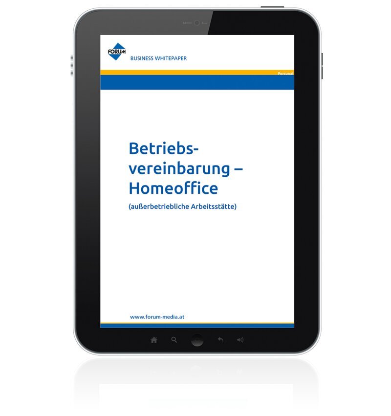 Betriebsvereinbarung - Homeoffice - Business Whitepaper