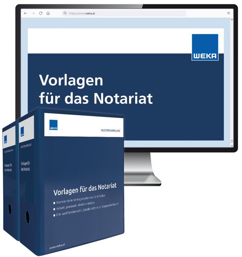 Vorlagen für das Notariat - Handbuch + OnlineBuch Vorlagen für das Notariat - Handbuch + OnlineBuch