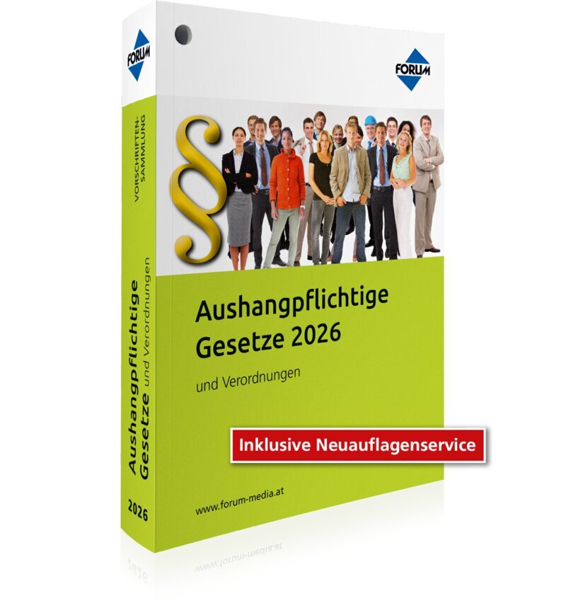 Aushangpflichtige Gesetze 2026 - Buch