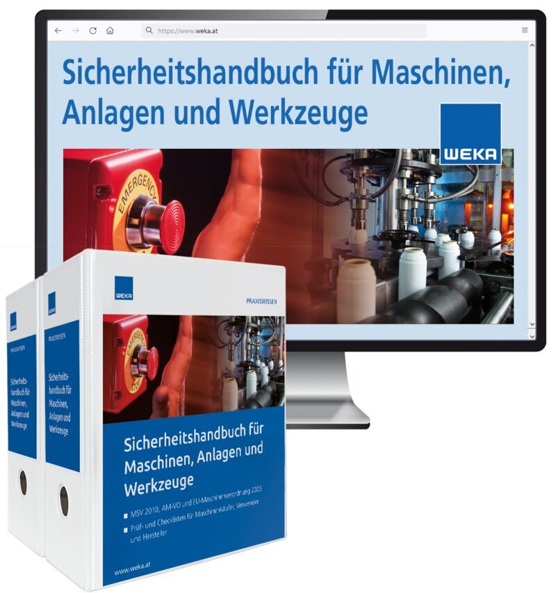 Sicherheitshandbuch für  Maschinen, Anlagen und Werkzeuge - Handbuch + OnlineBuch Sicherheitshandbuch für  Maschinen, Anlagen und Werkzeuge - Handbuch + OnlineBuch