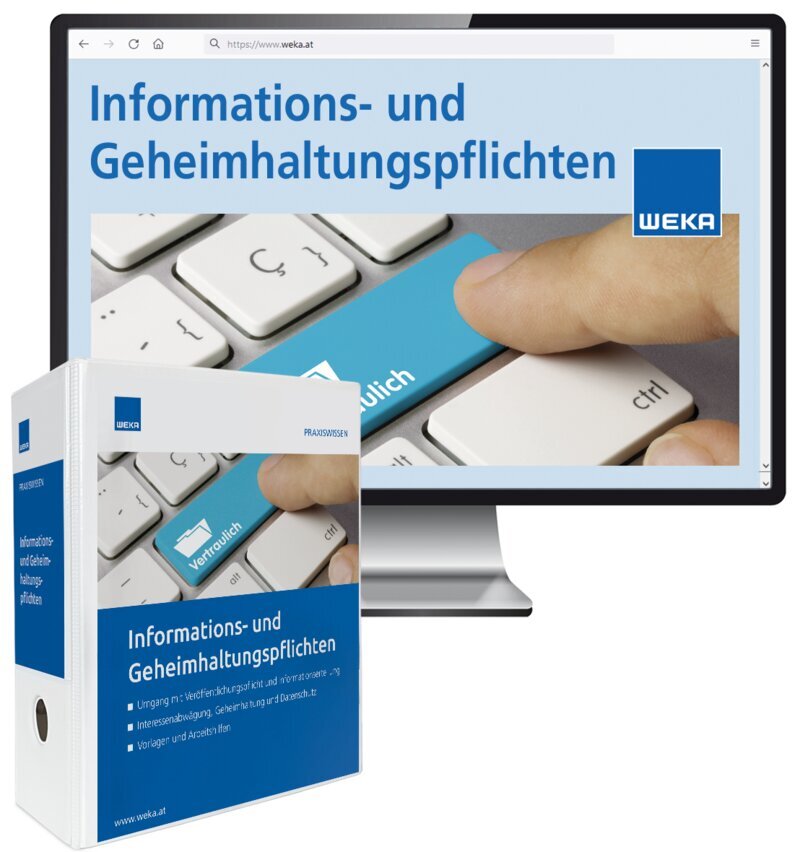 Informations- und Geheimhaltungspflichten - Handbuch + OnlineBuch Informations- und Geheimhaltungspflichten - Handbuch + OnlineBuch