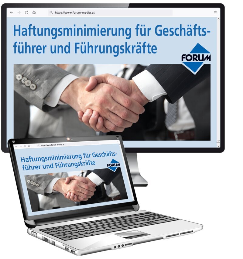 Haftungsminimierung für Geschäftsführer und Führungskräfte - OnlineBuch