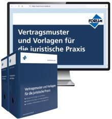 Vertragsmuster und Vorlagen für die juristische Praxis - Handbuch + OnlineBuch