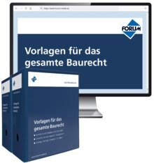 Vorlagen für das gesamte Baurecht - Handbuch + OnlineBuch